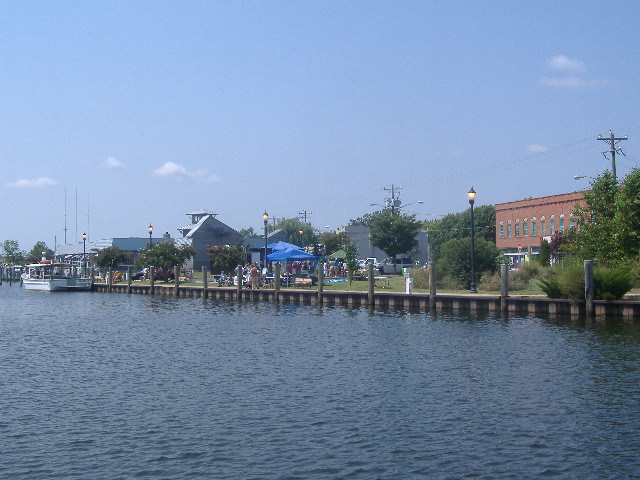 A view looking down the Wicomico toward Brew River.